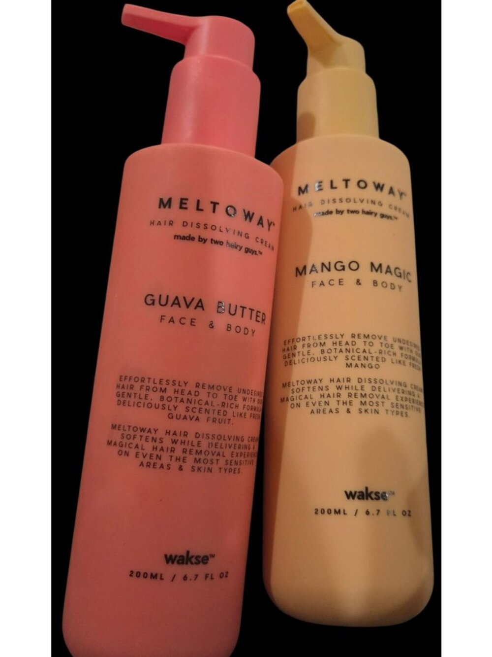 Wakse Meltoway Hair Remover Cream lot of 2